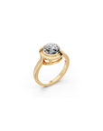14k Round Eclipse Ring