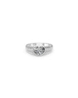 14 Heart Diamond Pyramid Ring