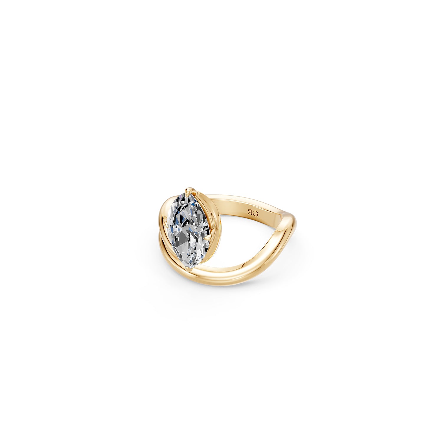 14k Marquise Selene Ring