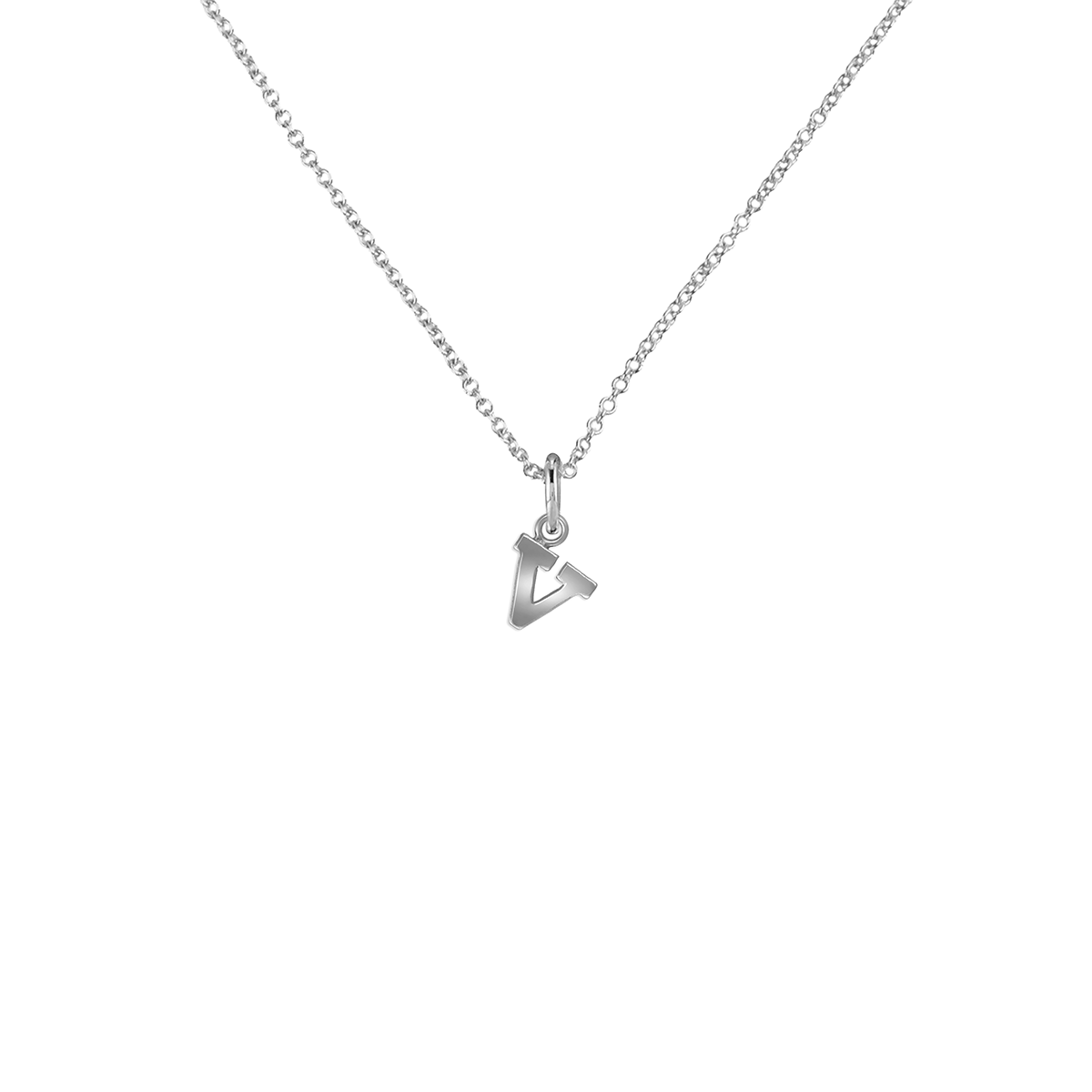 Block Letter Necklace