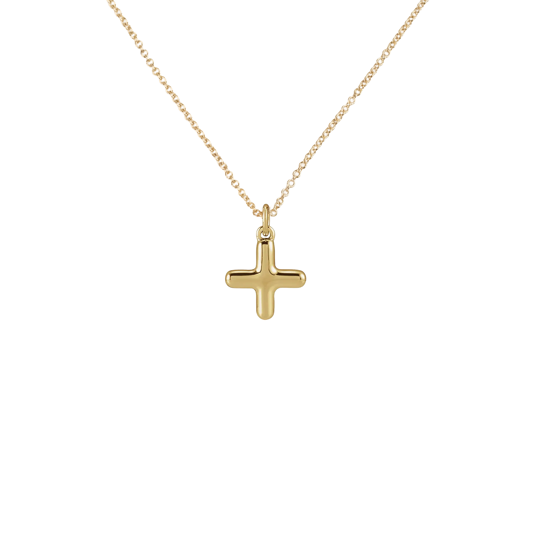 14k Bubble Letter Necklace