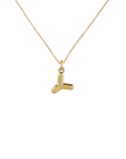 14k Bubble Letter Necklace