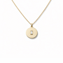 14k Round Baguette Diamond Necklace