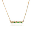 14k Bar Necklace