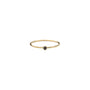 Gold Filled Black Crystal Stacker