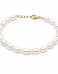 Bold Oval Pearl Bracelet