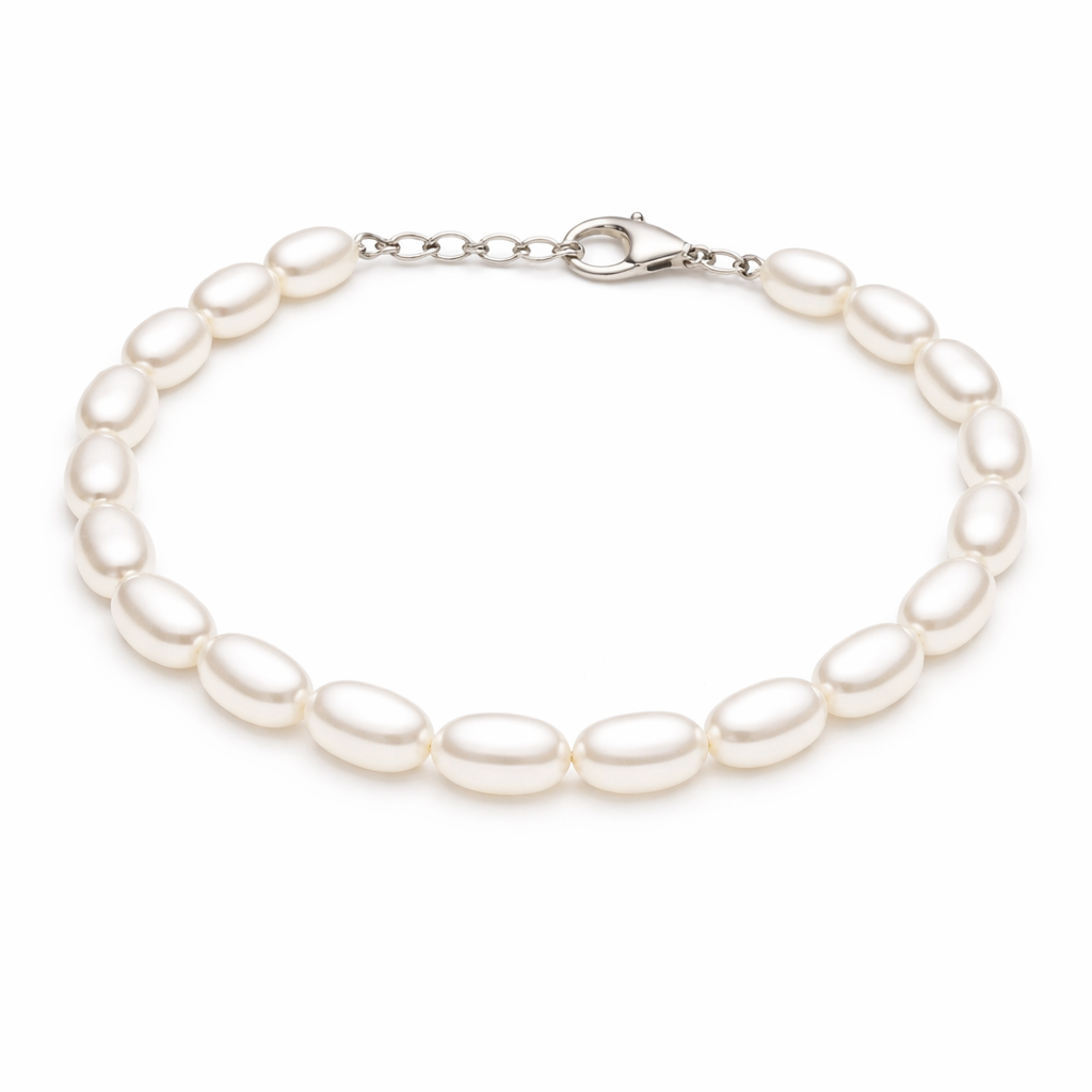 Bold Oval Pearl Bracelet
