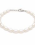 Bold Oval Pearl Bracelet