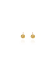 Petite Birthstone Bezel Studs