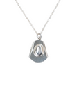 Silver Cowboy Hat Necklace