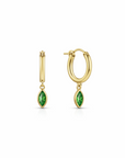 Marquise Clasp Hoops
