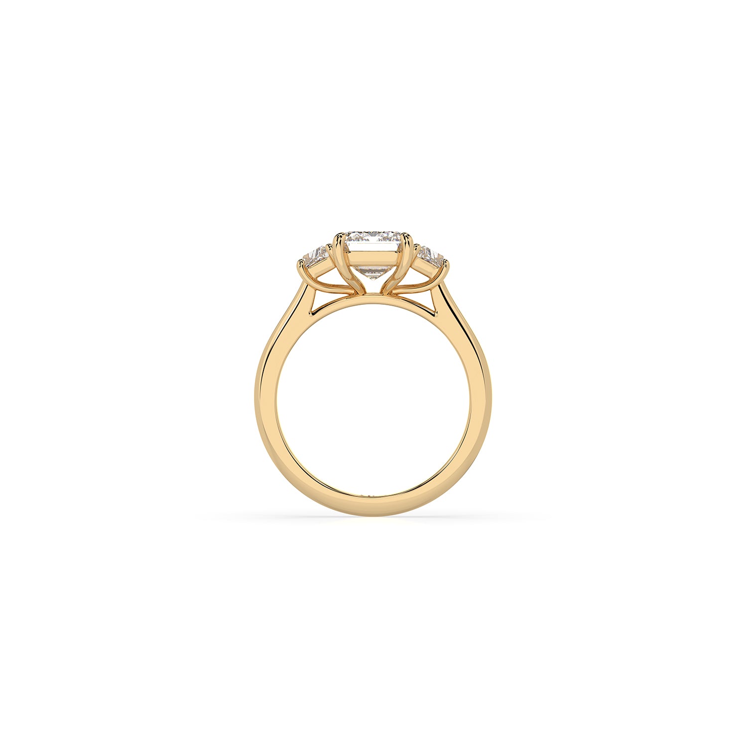 14k Emerald Portal Ring