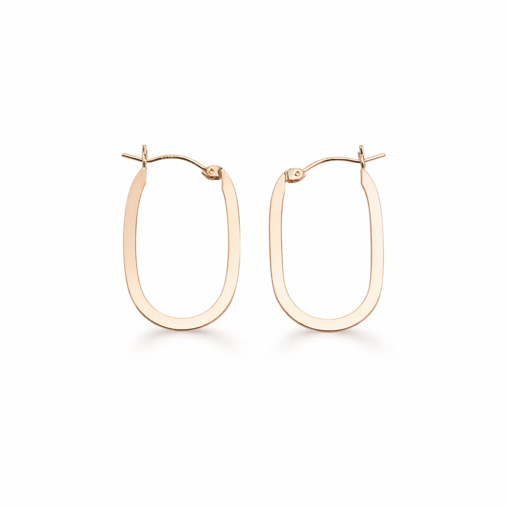 Flat Oval Hoops