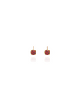 Petite Birthstone Bezel Studs