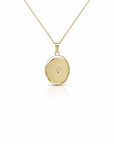 Diamond Oval Locket