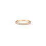 14k Half Eternity Diamond Band | 1.5mm