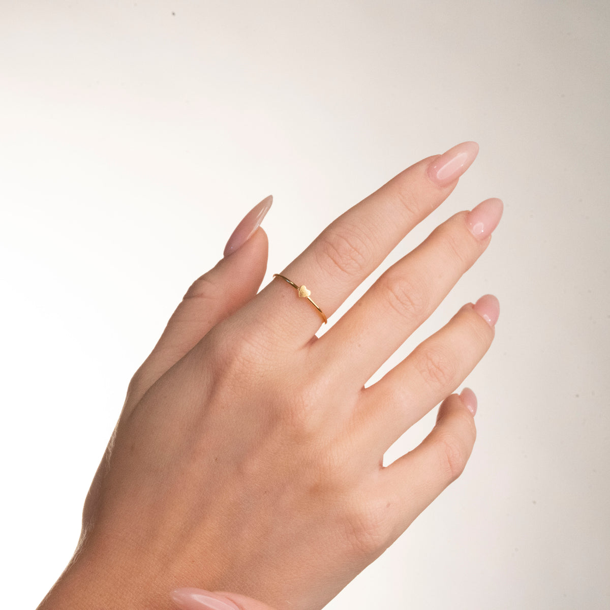 Heart Stacker Ring, alternate view