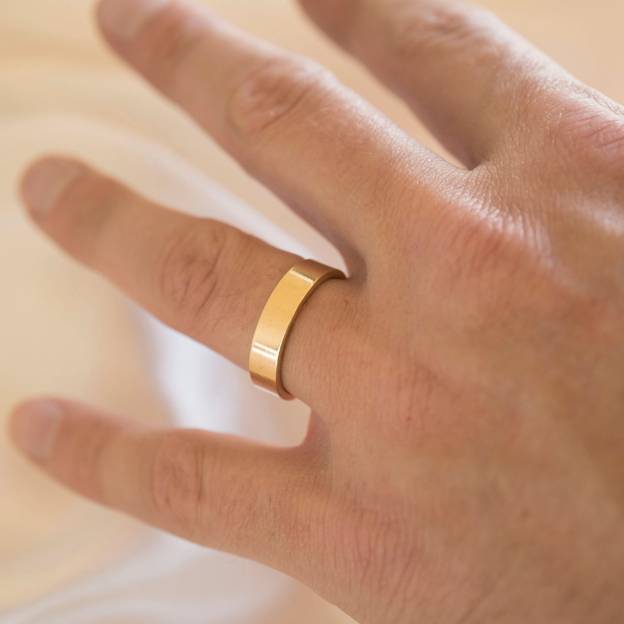 14k Men&#39;s Cigar Band