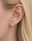 Petite Birthstone Bezel Studs