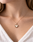 Diamond Heart Locket