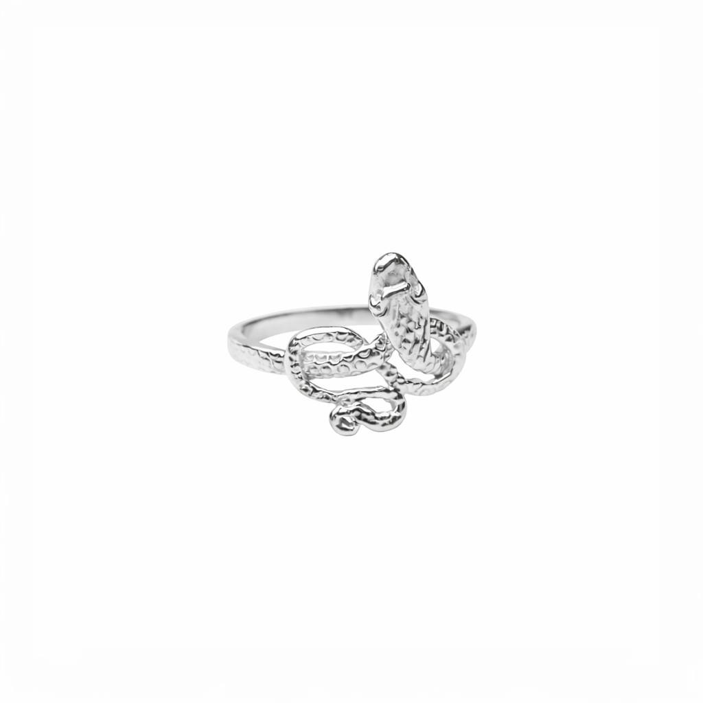 14k Gold Serpent Ring