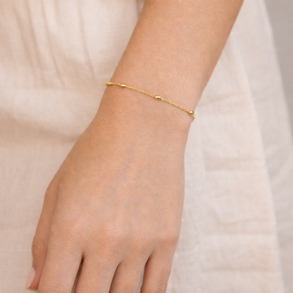 Anna Small Oval Satellite Bracelet