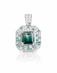 14k Bi-Color Tourmaline Pendant | 1 of 1