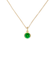 Gold Filled Crystal Charm Birthstone Necklace