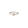 Gold Filled Large Crystal Ring