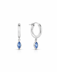 Marquise Clasp Hoops