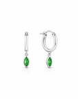 Marquise Clasp Hoops