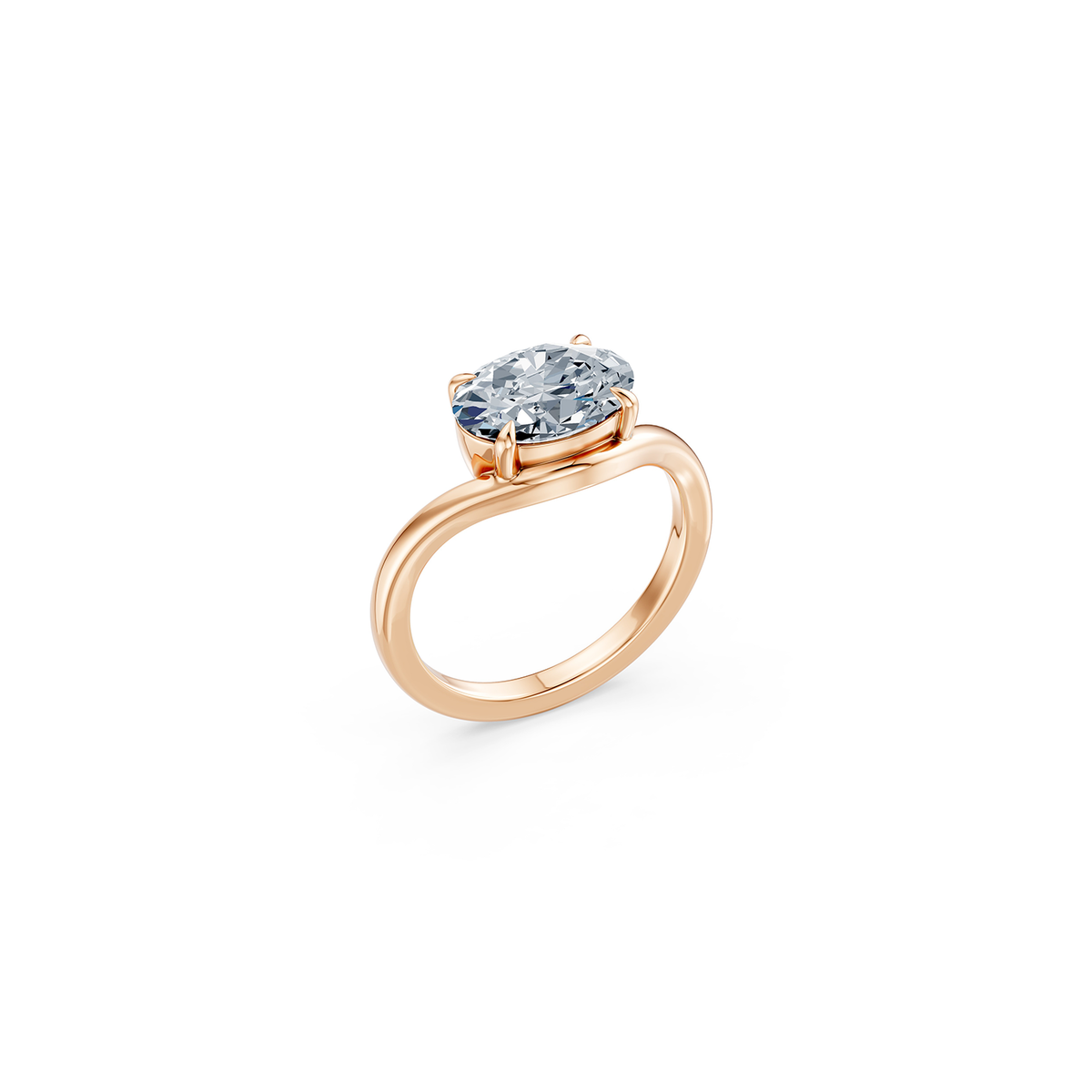 14k Allure Oval Ring