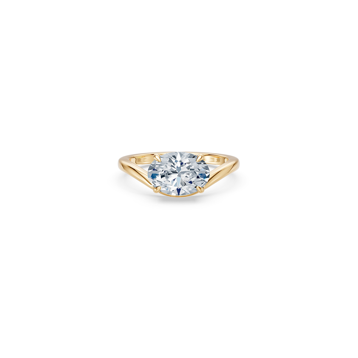 14k Allure Oval Ring
