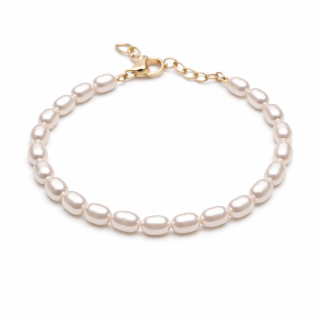 Oval Pearl Bracelet