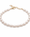 Oval Pearl Bracelet