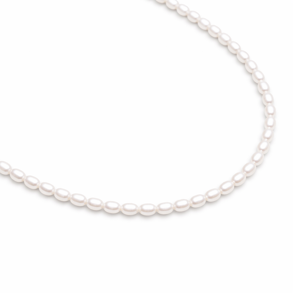 Oval Pearl Necklace