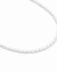 Oval Pearl Necklace