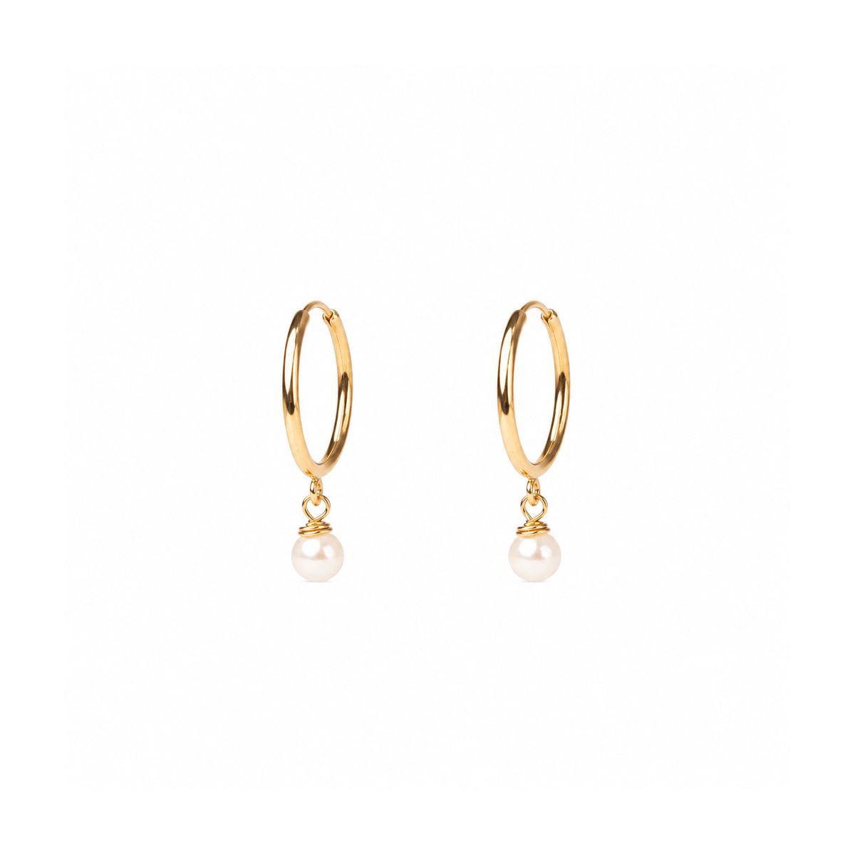 Endless Charm Hoops