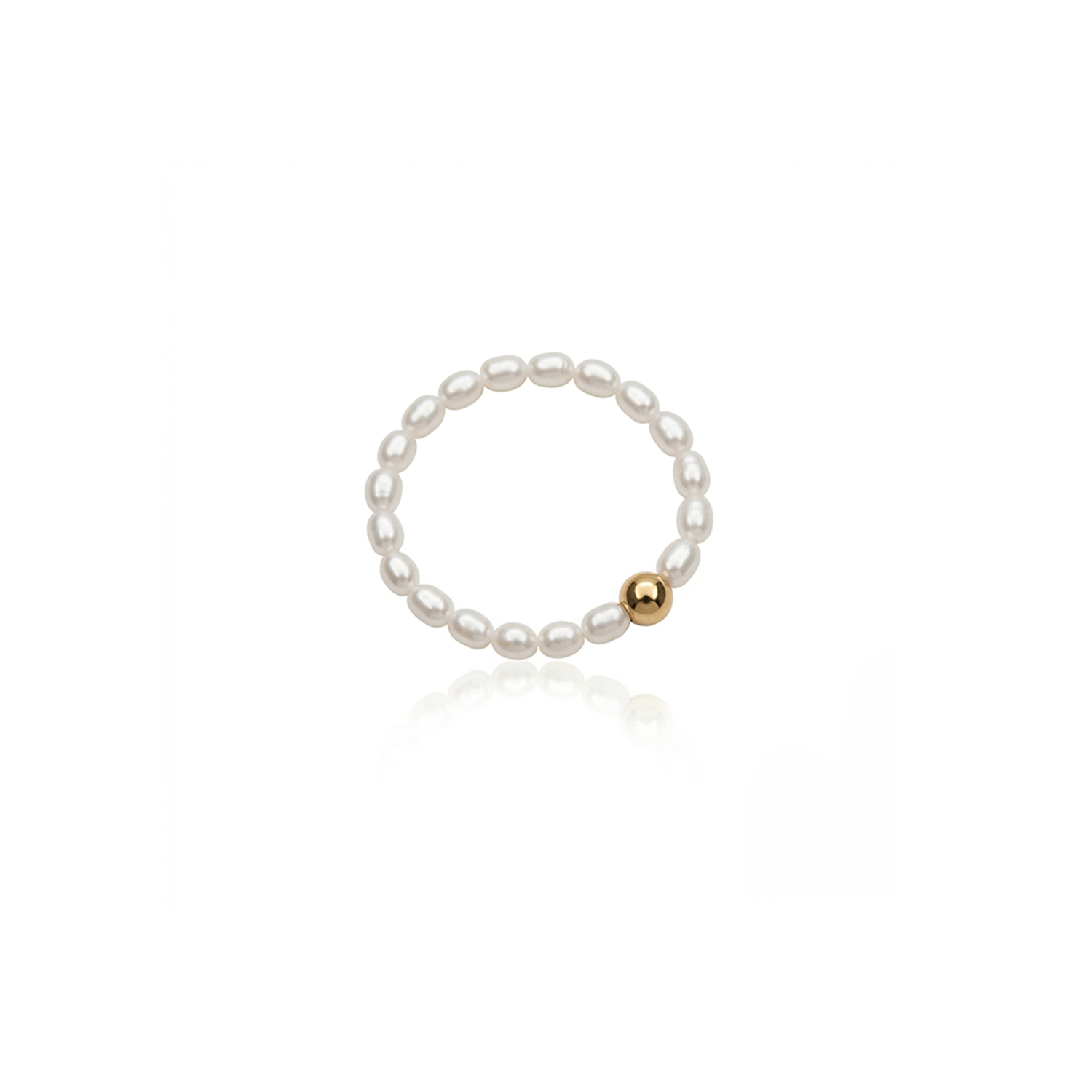 14k Solitude Freshwater Pearl Ring