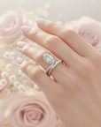 14k Oval Selene Ring
