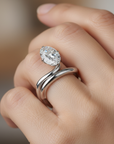 14k Oval Selene Ring
