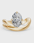 14k Oval Selene Ring