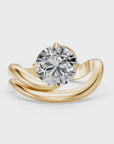 14k Round Selene Ring