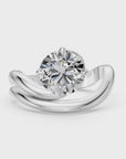 14k Round Selene Ring