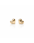Gold Filled Puffy Heart Studs