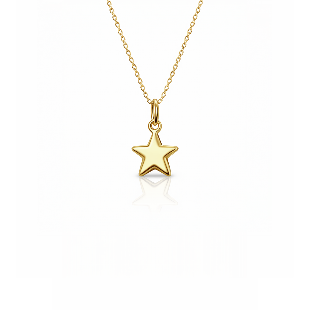 Puffy Star Necklace