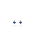 Petite Birthstone Bezel Studs