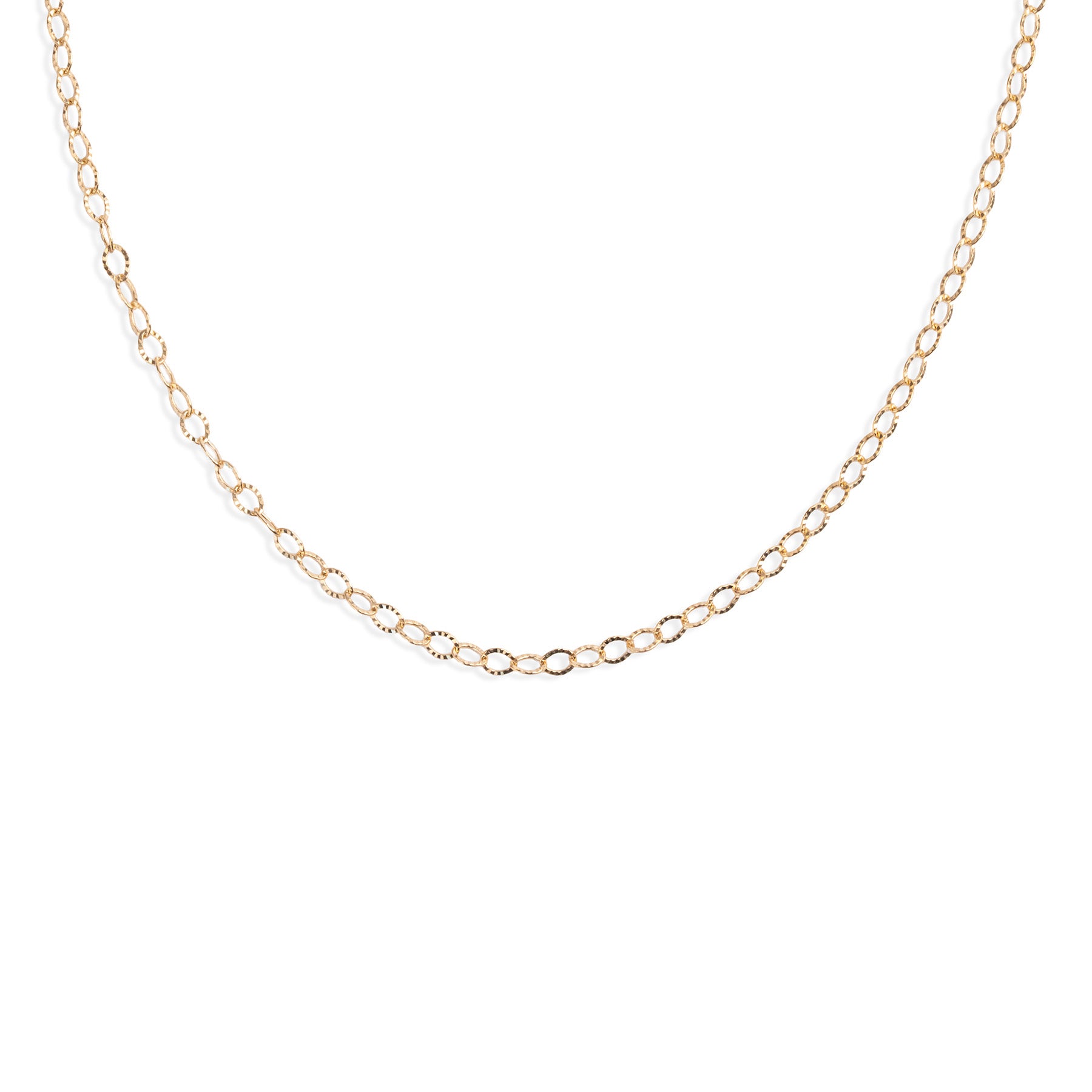 Shiny Oval Necklace