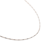 Silver Dapped Bar Necklace