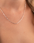 Silver Box Necklace